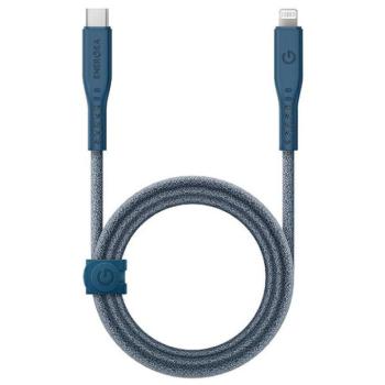 ENERGEA kabel Flow USB-C - Lightning C94 MFI 1.5m kék 60W 3A PD gyorstöltés kép