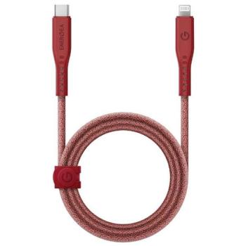 ENERGEA kabel Flow USB-C - Lightning C94 MFI 1.5m piros 60W 3A PD gyorstöltés kép