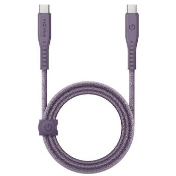 ENERGEA kabel Flow USB-C - USB-C 1.5m lila 240W 5A PD gyorstöltés kép