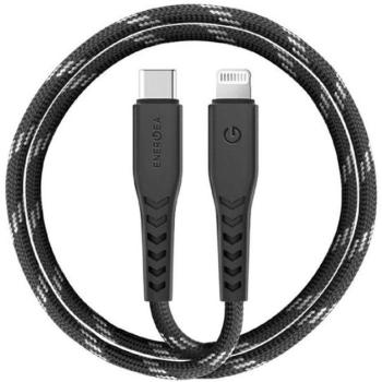 Energea Nyloflex C94 USB-C / Lightning MFI szövet töltő- és adatkábel, 1.5m, fekete kép