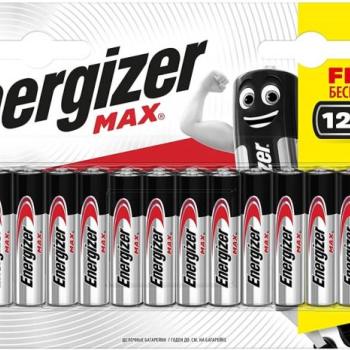 Energizer Max AAA LR03 elem 1,5V (12+4 db) #N kép