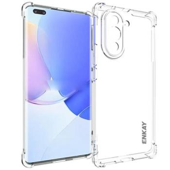 ENKAY szilikon telefonvédő (közepesen ütésálló, légpárnás sarok) ÁTLÁTSZÓ Huawei Nova 10 Pro kép