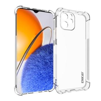 ENKAY szilikon telefonvédő (közepesen ütésálló, légpárnás sarok) ÁTLÁTSZÓ Huawei Nova Y61 kép