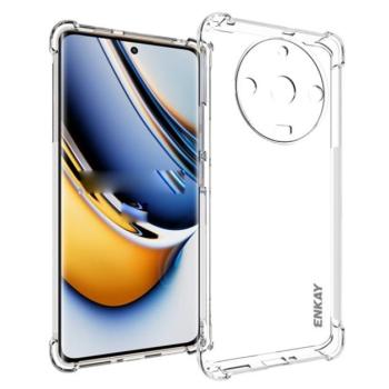 ENKAY szilikon telefonvédő (közepesen ütésálló, légpárnás sarok) ÁTLÁTSZÓ Realme 11 Pro Plus kép