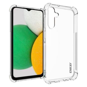 ENKAY szilikon telefonvédő (közepesen ütésálló, légpárnás sarok) ÁTLÁTSZÓ Samsung Galaxy A15 5G (SM-A156) kép