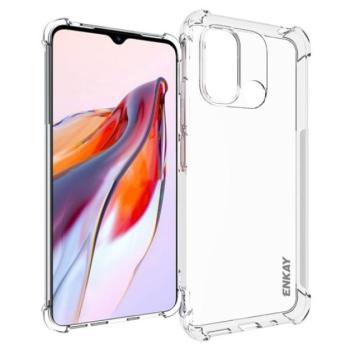 ENKAY szilikon telefonvédő (közepesen ütésálló, légpárnás sarok) ÁTLÁTSZÓ Xiaomi Redmi 12C kép