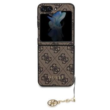 Eredeti előlap GUESS GUHCZF5GF4GBR Samsung Flip 5 (4G Charm / barna) tok kép