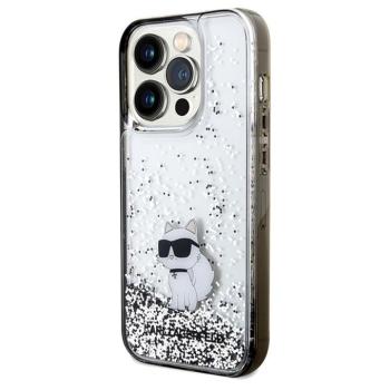 Eredeti előlap KARL LAGERFELD KLHCP14LLKCNSK iPhone 14 Pro (folyékony Glitter C / átlátszó) tok kép