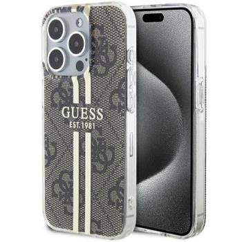 Eredeti tok GUESS GUHCP15MH4PSEGW iPhone 15 Pro (4G arany Stripe / barna) kép