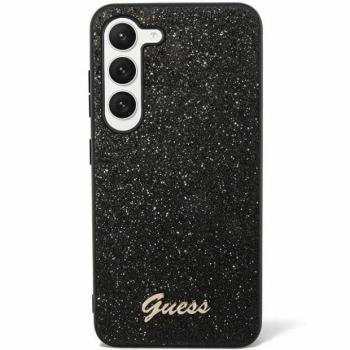 Eredeti tok GUESS GUHCS24LHGGSHK Samsung S24 Ultra (Glitter Script / fekete) kép