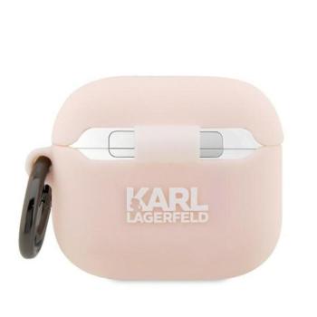 Eredeti tok KARL LAGERFELD KLA3RUNCHP Apple Airpods 3 (3D Sil NFT Choupette / rózsaszín) kép