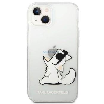 Eredeti tok KARL LAGERFELD KLHCP14MCFNRC iPhone 14 PLUS (Choupette Eat / átlátszó) kép