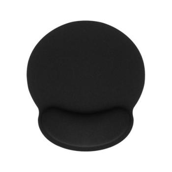 Ergonomikus / zselés egérpad csuklótámasszal, 250x230x25mm, fekete kép