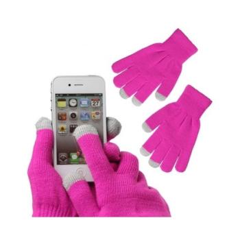 Érintő kesztyű (univerzális, kapacitív) RÓZSASZÍN Apple iPhone 7 4.7, Apple iPhone 7 Plus 5.5, Blackberry DTEK50 , Evolveo Strongphone Q5, Vodafone Smart turbo 7 (VFD500), HTC Desire 825, Asus kép