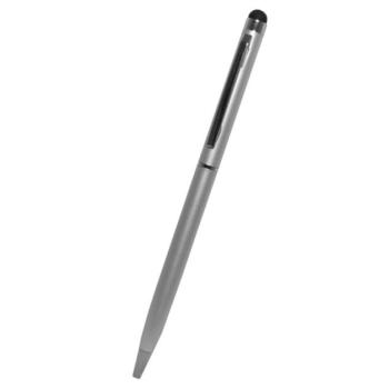 Érintőképernyő ceruza 2in1 (univerzális, toll, kapacitív érintőceruza, 13cm) EZÜST Apple iPhone 7 4.7, Apple iPhone 7 Plus 5.5, Evolveo Strongphone Q5, Blackberry DTEK50 , Vodafone Smart turb kép