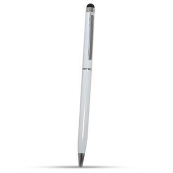 Érintőképernyő ceruza 2in1 (univerzális, toll, kapacitív érintőceruza, 13cm) FEHÉR Apple iPhone 7 4.7, Apple iPhone 7 Plus 5.5, Blackberry DTEK50 , Evolveo Strongphone Q5, Vodafone Smart turb kép