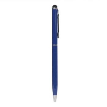 Érintőképernyő ceruza 2in1 (univerzális, toll, kapacitív érintőceruza, 13cm) SÖTÉTKÉK Apple iPhone 7 4.7, Apple iPhone 7 Plus 5.5, Evolveo Strongphone Q5, Blackberry DTEK50 , Vodafone Smart kép