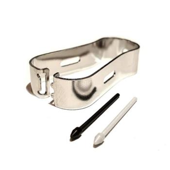 Érintőképernyő ceruza póthegy 2db (szilikon, Samsung S Pen kompatibilis) FEHÉR/FEKETE kép