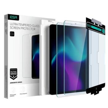 ESR ARMORITE képernyővédő üveg 2db (2.5D, 9H + segédkeret) ÁTLÁTSZÓ Apple IPAD Pro 13 (2024) kép