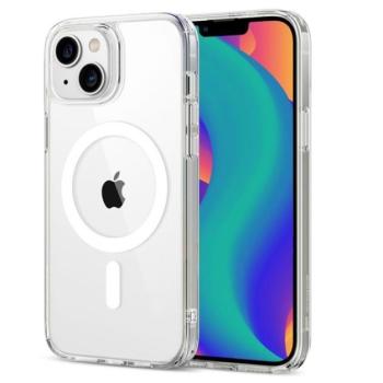 ESR CH HALOLOCK szilikon telefonvédő (ütésállóság, légpárnás sarok, MagSafe) ÁTLÁTSZÓ Apple iPhone 14, iPhone 13 kép
