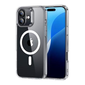 ESR CH HALOLOCK szilikon telefonvédő (ütésállóság, légpárnás sarok, MagSafe) ÁTLÁTSZÓ Apple iPhone 16 5G kép