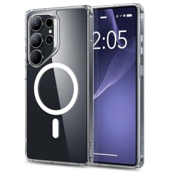 ESR CH HALOLOCK szilikon telefonvédő (ütésállóság, légpárnás sarok, MagSafe) ÁTLÁTSZÓ Samsung Galaxy S25 Ultra (SM-S938) kép