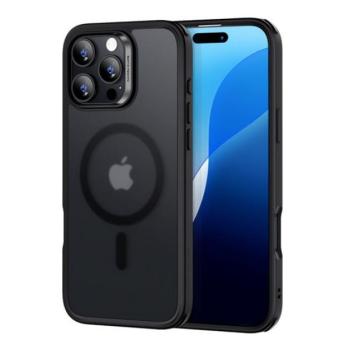 ESR CLASSIC HYBRID szilikon telefonvédő (ütésállóság, légpárnás sarok, MagSafe) FEKETE Apple iPhone 16 Pro Max kép