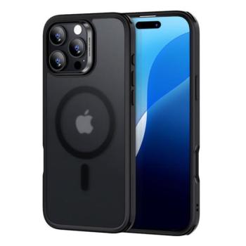 ESR CLASSIC HYBRID szilikon telefonvédő (ütésállóság, légpárnás sarok, MagSafe) FEKETE Apple iPhone 16 Pro kép