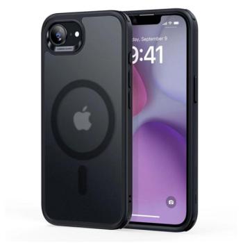 ESR CLASSIC HYBRID szilikon telefonvédő (ütésállóság, légpárnás sarok, MagSafe) FEKETE Apple iPhone 16e kép
