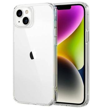 ESR KRYSTEC műanyag telefonvédő (közepesen ütésálló, légpárnás sarok) ÁTLÁTSZÓ Apple iPhone 14 Plus kép