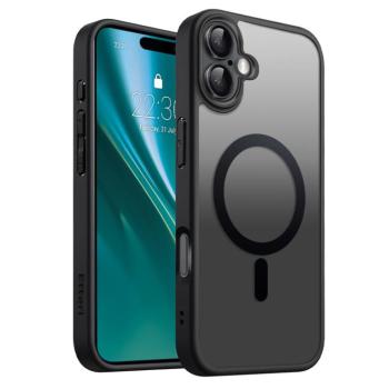Etteri Matt MagSafe-kompatibilis tok iPhone 16 - fekete kép