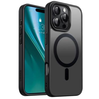 Etteri Matt MagSafe-kompatibilis tok iPhone 16 Pro - fekete kép