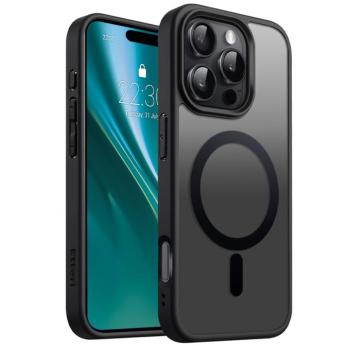 Etteri Matt MagSafe-kompatibilis tok iPhone 16 Pro Max - fekete kép