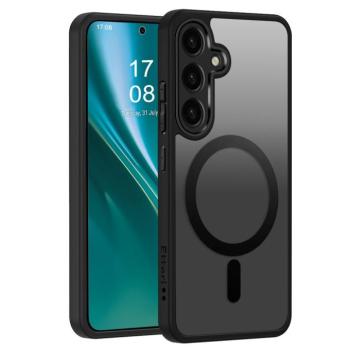 Etteri Matt MagSafe-kompatibilis tok Samsung Galaxy S24 - fekete kép