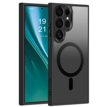 Etteri Matt MagSafe-kompatibilis tok Samsung Galaxy S24 Ultra - fekete kép