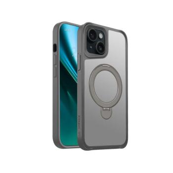 Etteri Matt Ring MagSafe-kompatibilis tok iPhone 15 - szürke kép