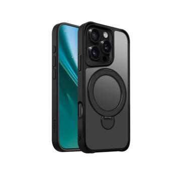 Etteri Matt Ring MagSafe-kompatibilis tok iPhone 16 Pro - fekete kép
