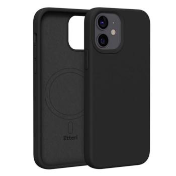 Etteri Silicone MagSafe-kompatibilis tok iPhone 12/12 Pro - fekete kép