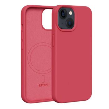 Etteri Silicone MagSafe-kompatibilis tok iPhone 14 - málnapiros kép