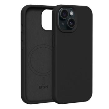 Etteri Silicone MagSafe-kompatibilis tok iPhone 15 - fekete kép