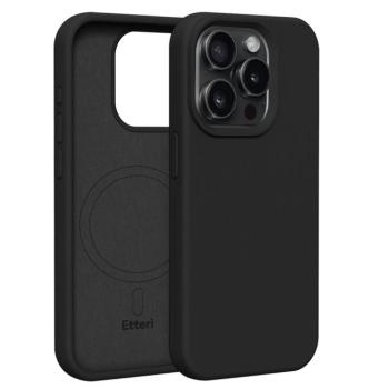 Etteri Silicone MagSafe-kompatibilis tok iPhone 15 Pro - fekete kép