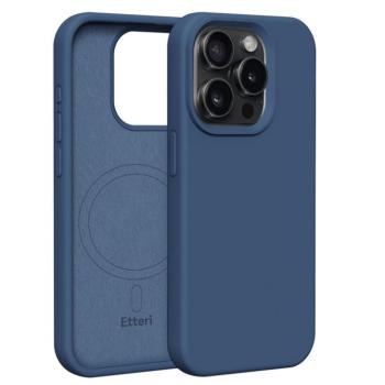 Etteri Silicone MagSafe-kompatibilis tok iPhone 15 Pro - sötétkék kép