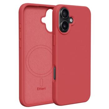 Etteri Silicone MagSafe-kompatibilis tok iPhone 16 Plus - málnapiros kép