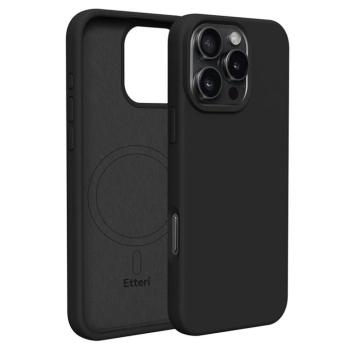 Etteri Silicone MagSafe-kompatibilis tok iPhone 16 Pro - fekete kép