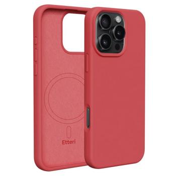 Etteri Silicone MagSafe-kompatibilis tok iPhone 16 Pro Max - málnapiros kép
