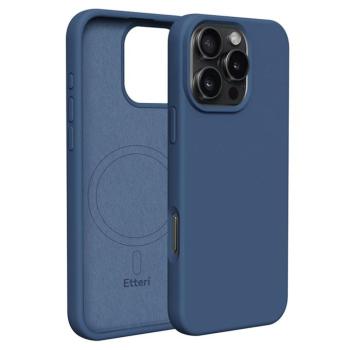 Etteri Silicone MagSafe-kompatibilis tok iPhone 16 Pro Max - sötétkék kép