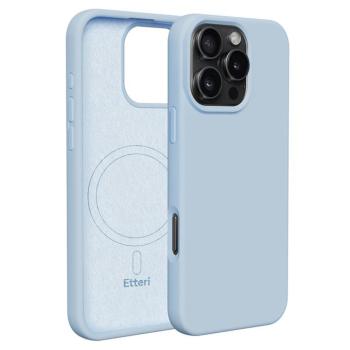 Etteri Silicone MagSafe-kompatibilis tok iPhone 16 Pro Max - világoskék kép