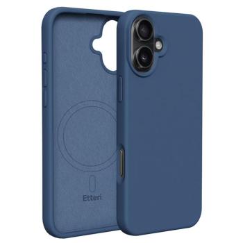 Etteri Silicone MagSafe-kompatibilis tok iPhone 16 - sötétkék kép