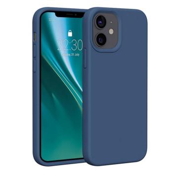 Etteri Silicone tok iPhone 12/12 Pro - sötétkék kép