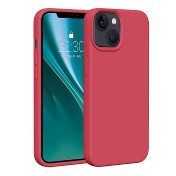 Etteri Silicone tok iPhone 14 - málnapiros kép